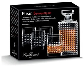 Luigi Bormioli ELIXIR whisky set (1 + 4)