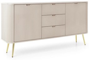 KOMODA BELLISSA KAŠMÍR + ZLATÉ NOŽIČKY 168 cm