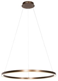 Závesné svietidlo bronzové 80 cm vrátane LED s 3-stupňovým stmievaním - Girello