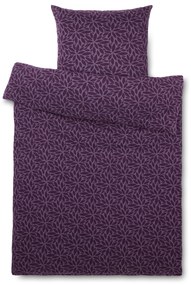 Posteľná bielizeň zo zimného džerseja, fialová, štandardná veľkosť