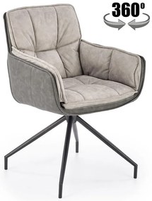 Stolička K523 sivá