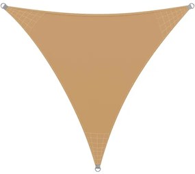 Tieniaca plachta celta trojuholník 5x5x5m 200g/m piesková