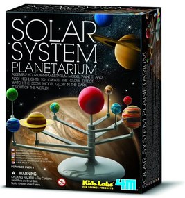 Model slnečnej sústavy - svietiaci v tme