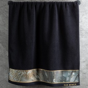 FROTÉ UTERÁK EVA MINGE17 70X140 CM ČIERNA