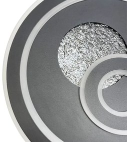 LED Stmievateľné stropné svietidlo LED/95W/230V čierna + diaľkové ovládanie