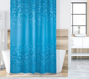 Brotex Kúpeľňový záves modrá mozaika