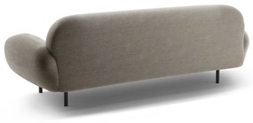 Sivá pohovka z textílie buklé 208 cm Poppy – Micadoni