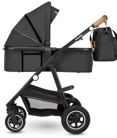 Lionelo - Kombinovaný kočík 2v1 AMBER Grey Graphite