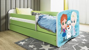 XXXLutz POSTEĽ PRE DETI A MLÁDEŽ 80/160 cm, zelená, biela MID.YOU - Detské izby - 002142000226