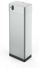 Bezdotykový odpadkový Jumbo kôš 60l USB kábel zadarmo, strieborná