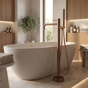 Rea Lungo Diamond, voľne stojaca batéria, medená matná, REA-B2247