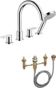 Hansgrohe Vernis Shape vaňová batéria vrátane podomietkového telesa chróm HGBAL1
