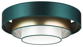 Duolla - LED Stropné svietidlo LUNETA LED/26W/230V pr. 60 cm 4000K zelená/zlatá