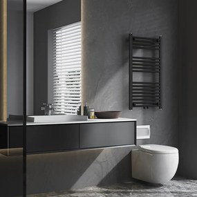 BPS-koupelny Kúpeľňový radiátor CORSO BL 2 50x90 cm, čierny