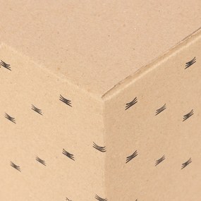 Súprava 2 béžových úložných boxov Compactor Teddy, 42 x 30 cm