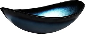 BPS-koupelny Keramické umývadlo na dosku HYD-LI-BU-BL-530 54x37 cm, modré lesk