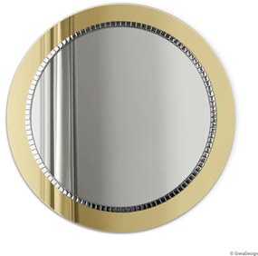 Zrkadlo Bracelet Gold Rozmer: Ø 90 cm
