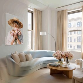 Obraz s ručne maľovanými prvkami 70x100 cm Estelle – Styler