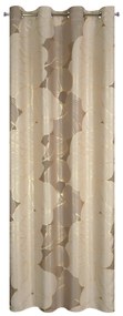 ZATEMŇOVACÍ ZÁVES NA KRÚŽKOCH FREESIA 140X250 CM BÉŽOVÁ