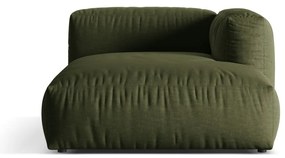 Zelený modul pohovky (pravý roh) Martina – Micadoni Home