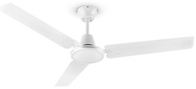 Klarstein Spin Doctor, stropný ventilátor, 55 W, 122 cm, 3 ramená, nehrdzavejúca oceľ, biely