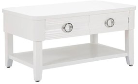 Biely konferenčný stolík z jedľového dreva 60x90 cm Shine – Mauro Ferretti
