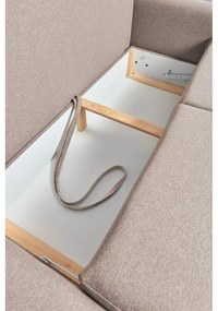 Béžová variabilná rozkladacia rohová pohovka Bonami Selection Pop