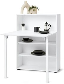 Regál s výklopným stolom