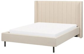 Manželská posteľ 140 cm Vue (béžové buklé) (s roštom). Vlastná spoľahlivá doprava až k Vám domov. 1076452