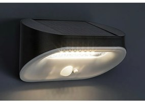 Rabalux 77006 solárne vonkajšie nástenné svietidlo Brezno, so senzorom