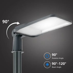BRILAGI-LED Vonkajšie svietidlo so stĺpom a 4 m káblom URBANLIGHT LED/200W/230V antracit IP65