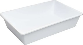 usporadejto.cz 2. akosť - Organizér, úložný box do hlbokých skríň a špájz, TRAY - 50 x 34 x 12cm, biela