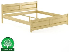 Posteľ buková LK109–200x200 prírodné
