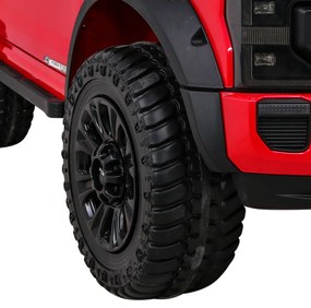 RAMIZ Elektrické autíčko - Ford Super Duty - červené -  4x45W - 12V 14Ah - 2023