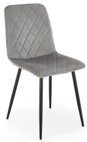 Jedálenská stolička ORIS 1 ks sivá