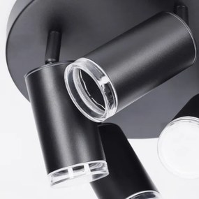 BRILAGI - Kúpeľňové bodové svietidlo SELE AQUA 4xGU10/30W/230V IP44 čierna