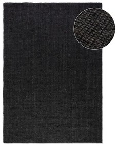 Čierny jutový koberec 80x150 cm Bouclé – Hanse Home