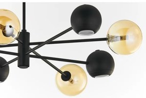 Jupiter 1994 - Luster na tyči MOKA 4xGU10/10W/230V + 4xG9/10W/230V čierna/béžová