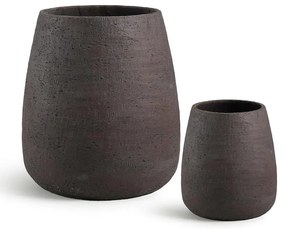 Kvetináč 101640 tmavohnedý 28x30,5 cm