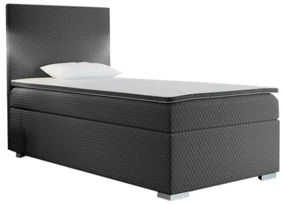 Čalúnená posteľ boxspring RENATA + vrchný matrac - sawana pik honey 14 / ľavá / 80x200