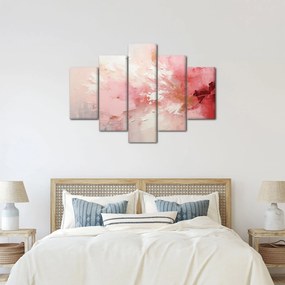 Obraz - Ružový abstrakt (150x105 cm)