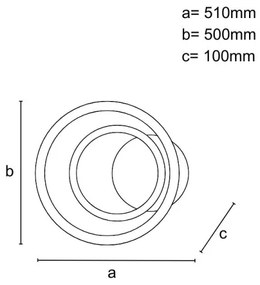LED Stmievateľné stropné svietidlo LED/55W/230V 3000-6500K + diaľkové ovládanie