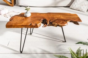 Konferenčný stolík Wild 100 cm z masívného dreva teak