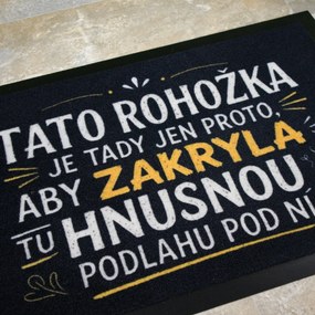 Mercury Flooring, Rohožka Hnusná podlaha 40x60 cm, 40x60, čierna