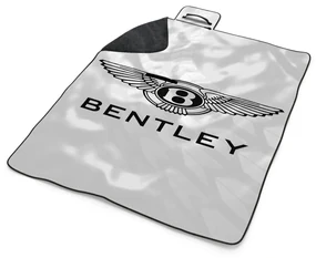 Sablio Plážová deka Bentley na bielej: 200x140 cm