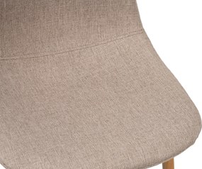 Noela Jedálenský set SCANDINAVIA 120 biely + 4x stolička MARIE béžová