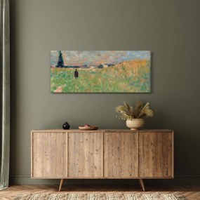 Obraz - Georges Seurat, A Summer Landscape, reprodukcia (120x50 cm)