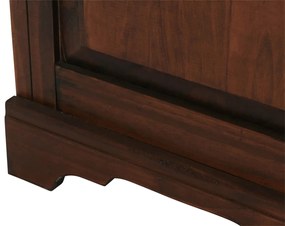 furniture-nabytek.cz - Masívna komoda Catana z borovice, lakovaná, hnedá – 170×50×90 cm