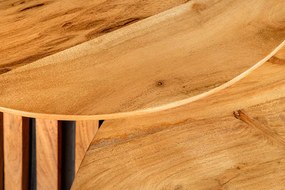 Konferenčný stolík VALHALLA Sada 2 kusov, akáciové drevo, prírodný