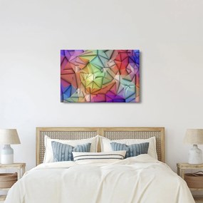 Obraz - Polygonálna abstrakcia (90x60 cm)